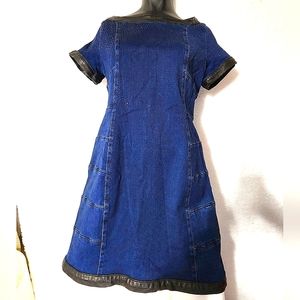 7 FOR ALL MANKIND  Mini Stud Dress size L **NEW**